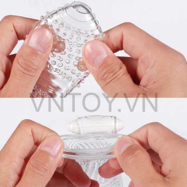 Bao cao su đôn dên gai gắn cục rung