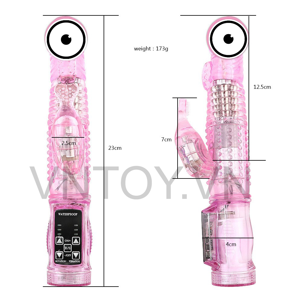 Dương vật giả rung ngoáy có gai siêu mạnh