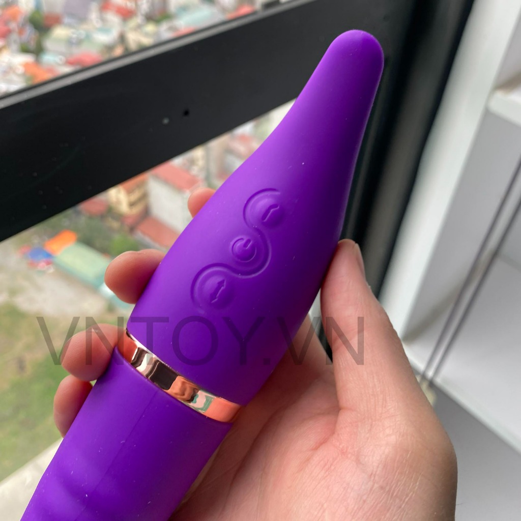 Dương vật giả rung thụt kèm lưỡi liếm âm đạo cao cấp