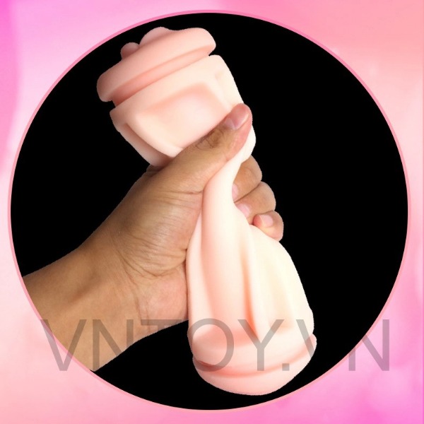 Cốc thủ dâm 2 đầu chữ M chính hãng mô phỏng âm đạo và môi phụ nữ