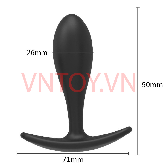 Nút cắm hậu môn Silicon hình giọt nước