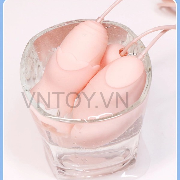 Trứng rung tình yêu 3 đầu có lưỡi liếm cắm USB