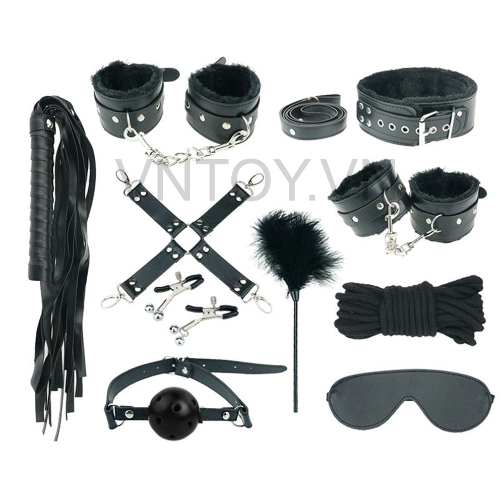 Bộ trói bạo dâm BDSM 10 món kích thích nam nữ