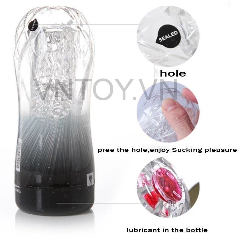 Cốc thủ dâm Trail 2 Galaku trong suốt chính hãng