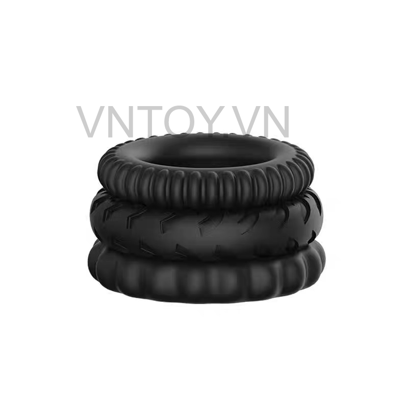 Vòng đeo Baile Titan chống xuất tinh sớm - Hộp 3 cái