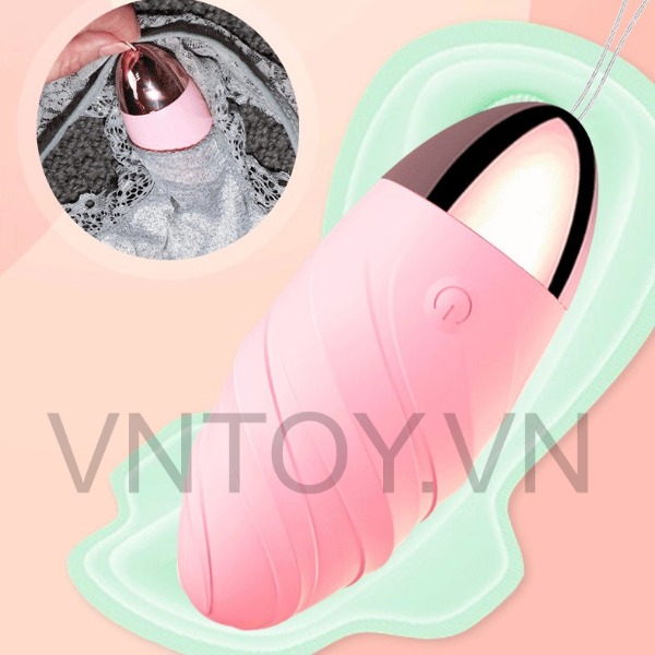 Trứng rung điều khiển từ xa xoắn âm đạo sạc pin