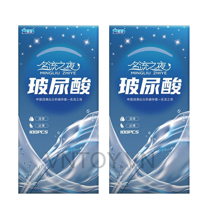 Bao cao su cấp ẩm HA Mingliu Zhiye chính hãng - Hộp 100 cái