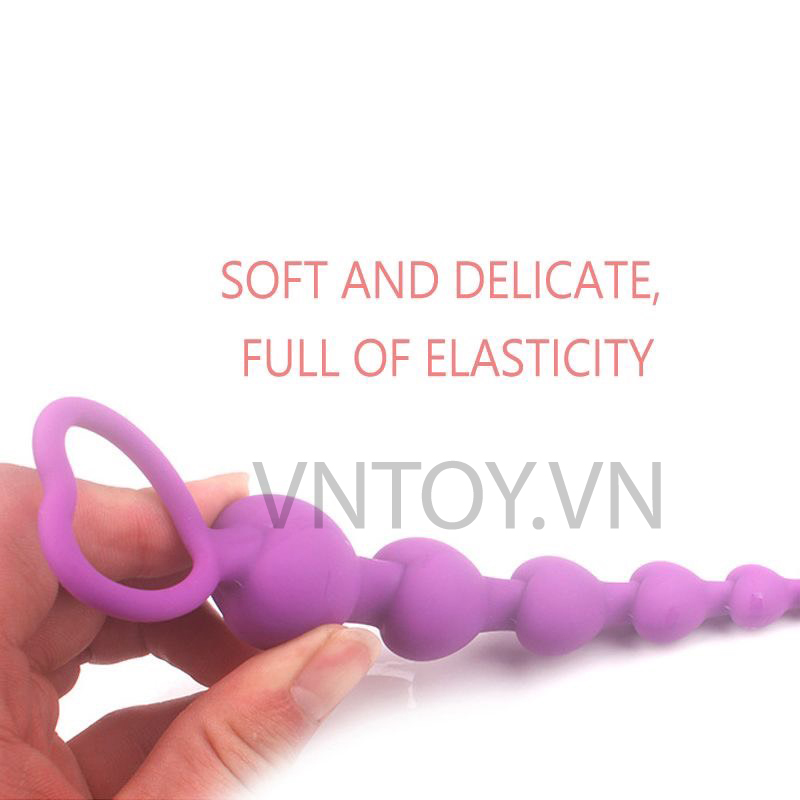 Chuỗi hạt nhét hậu môn hình trái tim