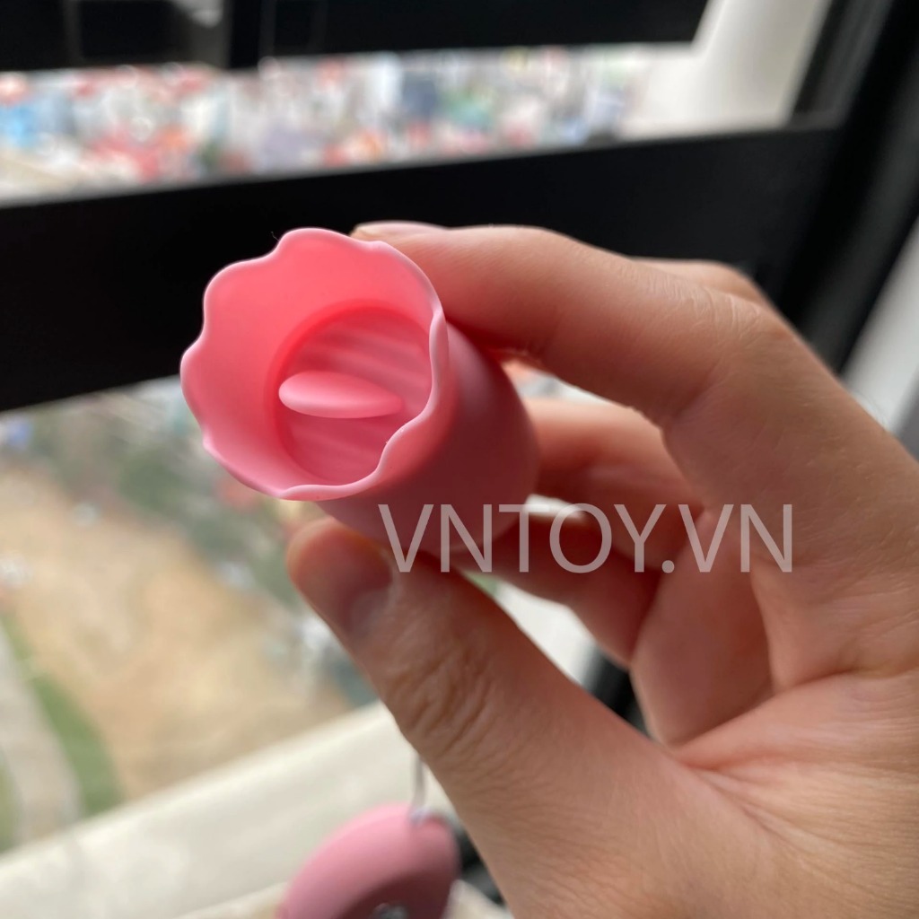 Trứng rung 2 đầu hình con gấu bú liếm hút