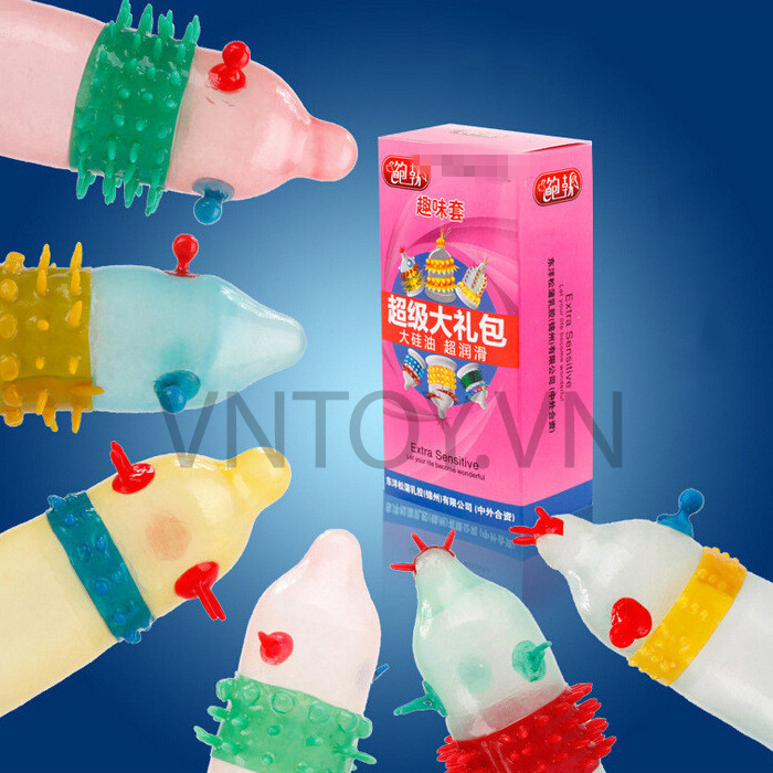 Bao cao su râu rồng - Hộp 6 cái