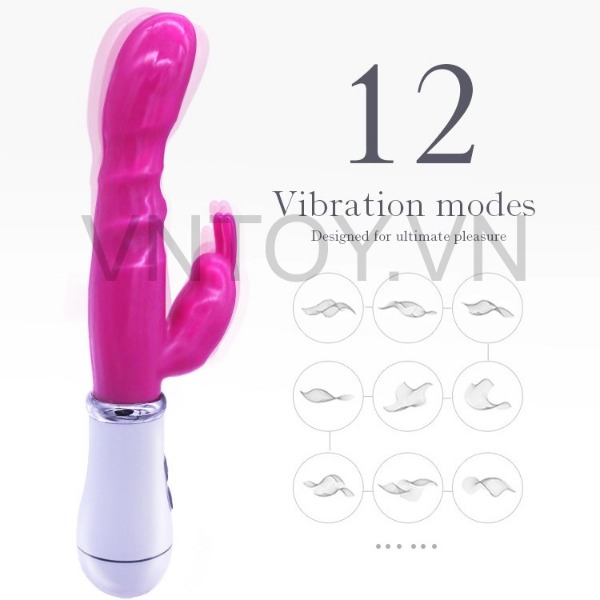 Máy rung âm đạo và điểm G thiết kế hình dương vật rẽ nhánh