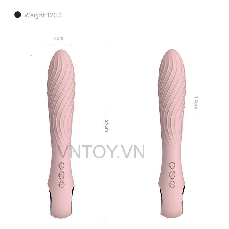 Bút rung cao cấp tích điện 12 chế độ sạc pin