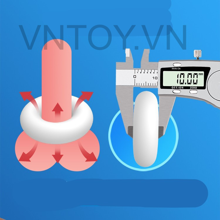 Vòng đeo Cock Rings chống xuất tinh sớm đặc - Hộp 3 cái