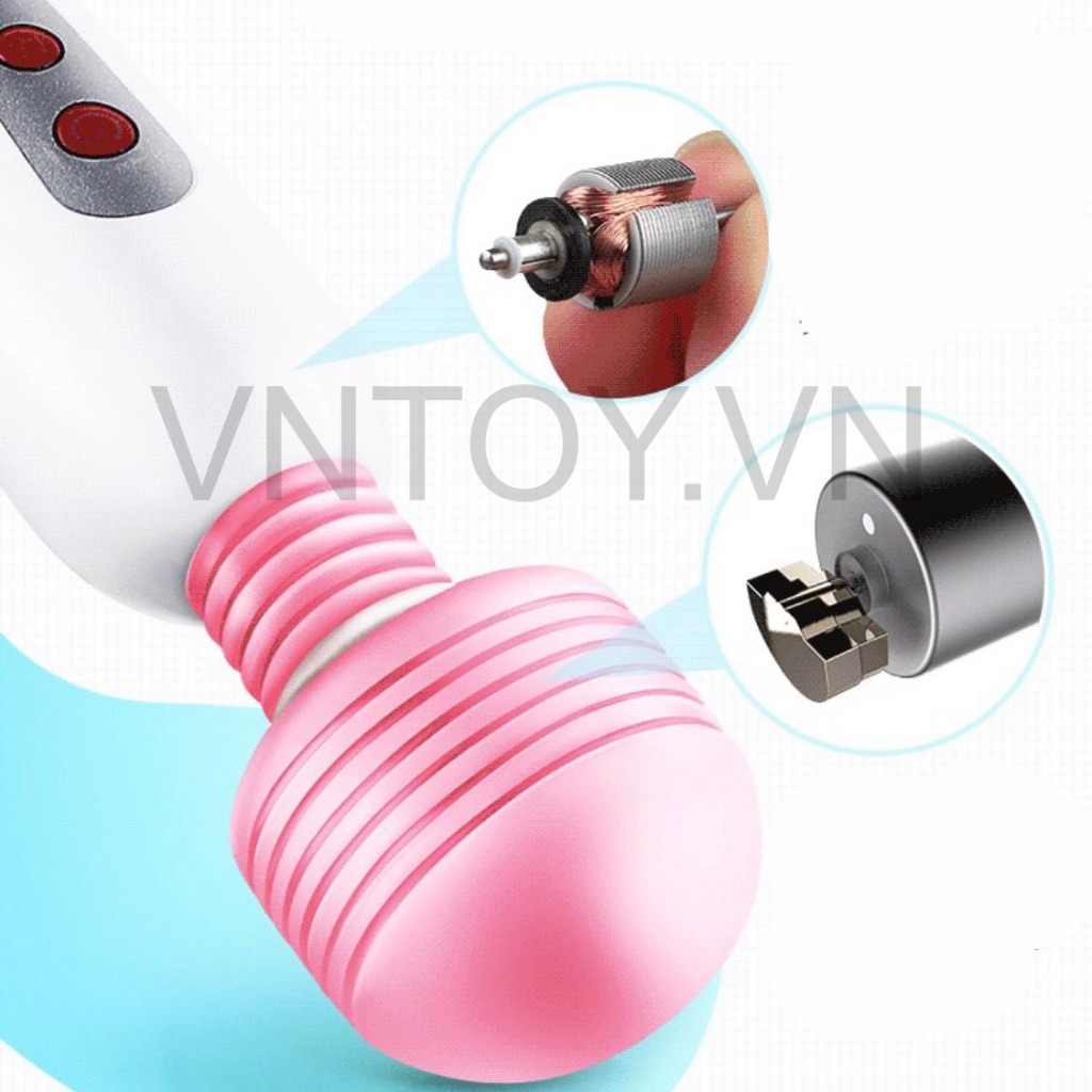 Chày rung mini cầm tay sạc pin 12 chế độ massage âm đạo