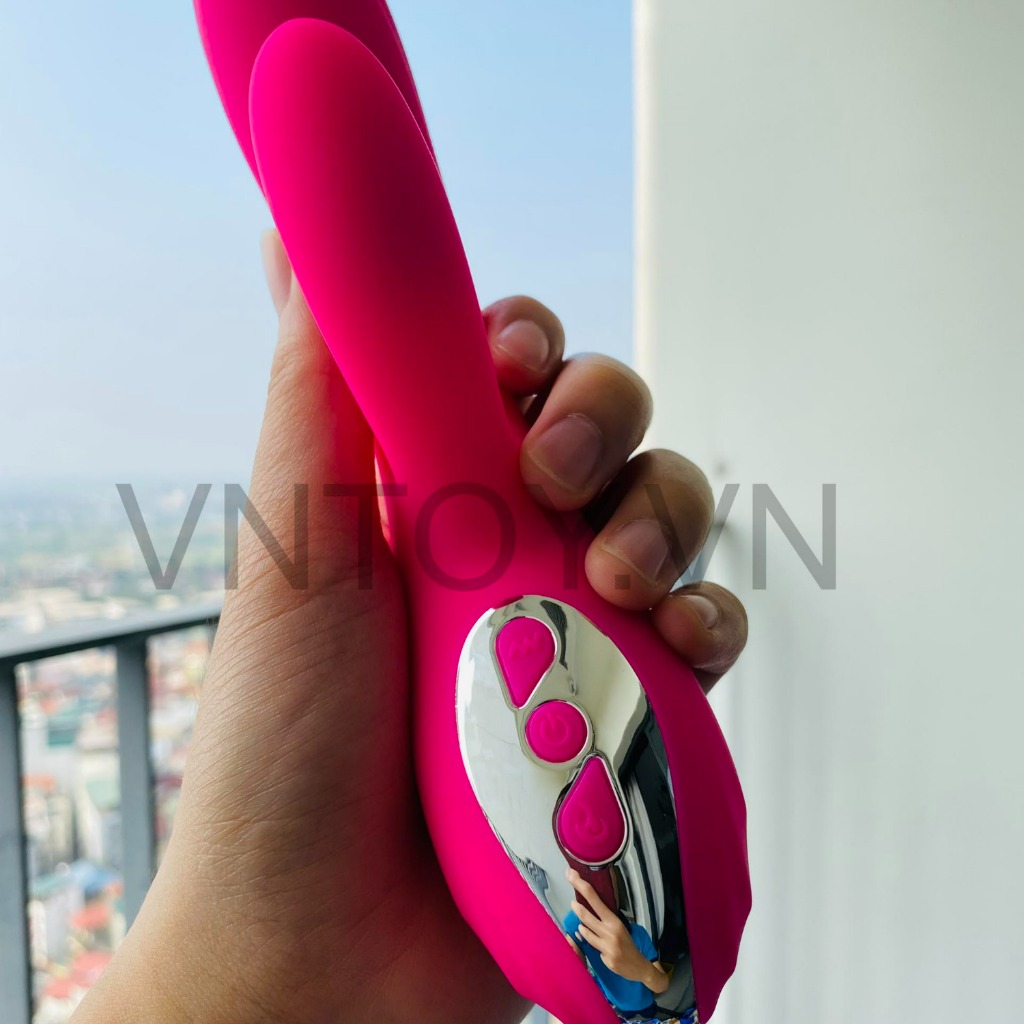 Thiết bị massage âm đạo cầm tay tỏa nhiệt Silicon cao cấp