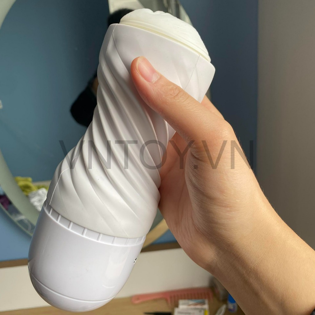 Cốc thủ dâm hút xoắn rung dương vật cao cấp