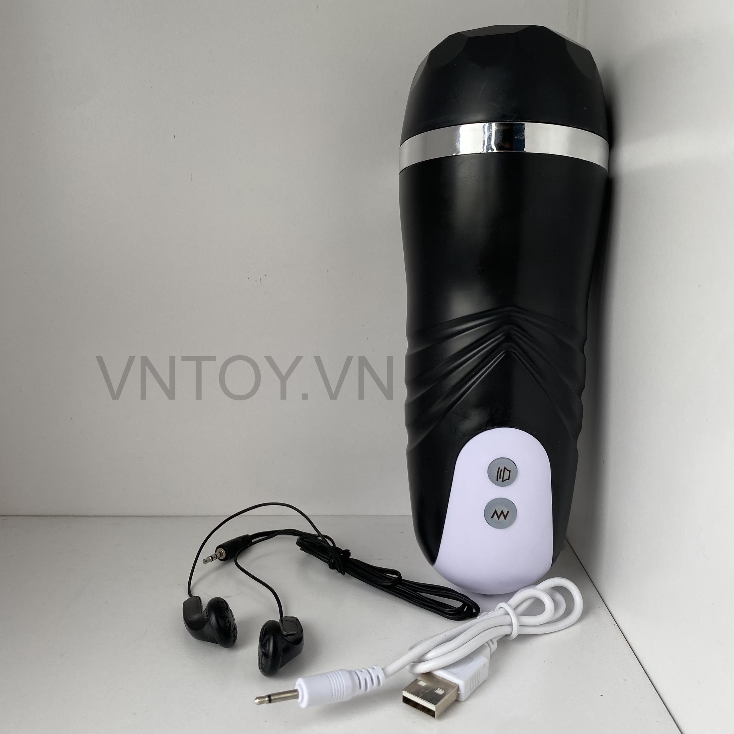 Cốc thủ dâm tự động rung rên âm thanh tặng tai nghe