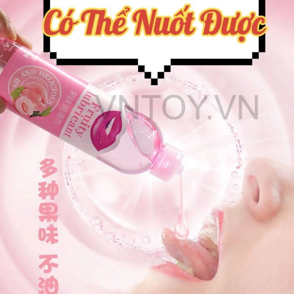 Gel bôi trơn hương trái cây massage Body BJ nuốt được Fruity Lubricant