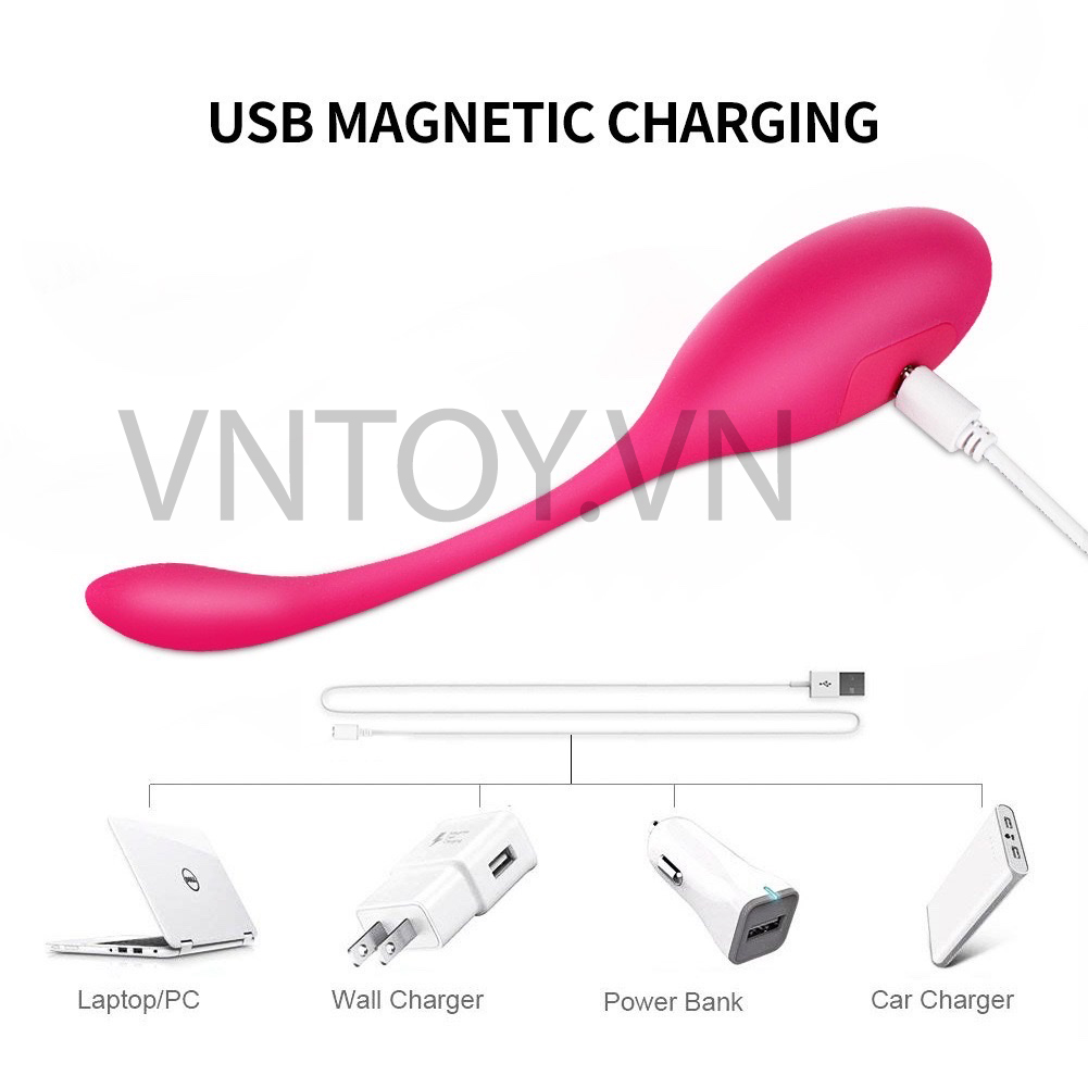 Trứng rung điện giật Levett cao cấp điều khiển từ xa