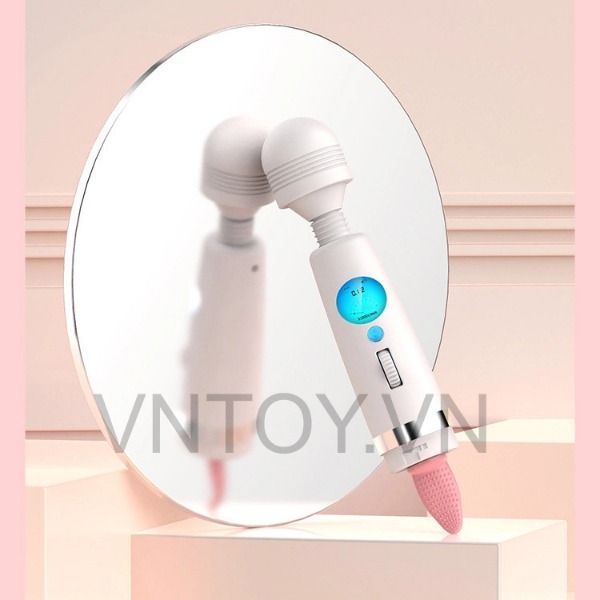 Chày rung kèm lưỡi liếm trang bị màn hình LED cao cấp