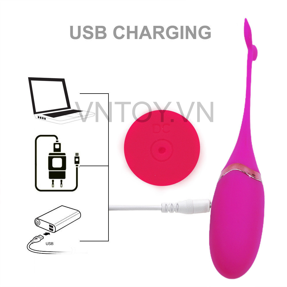 Trứng rung cá heo điều khiển từ xa có đuôi