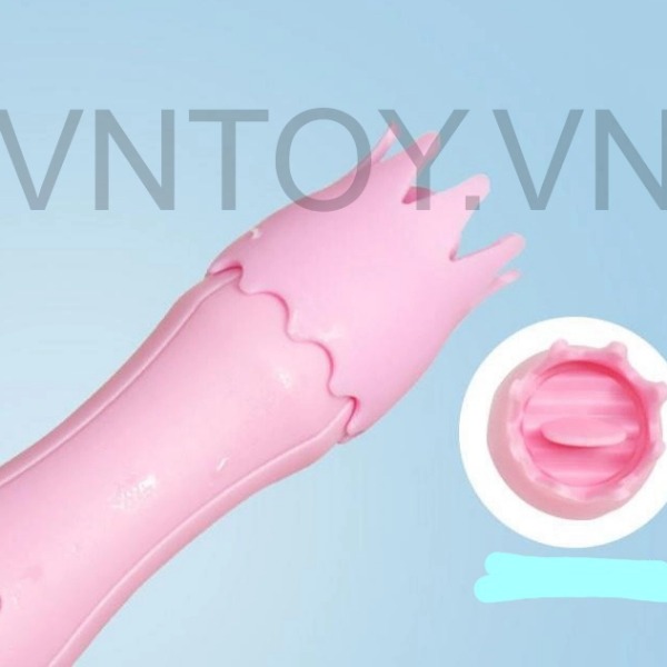 Chày rung tình yêu có lưỡi liếm sạc pin