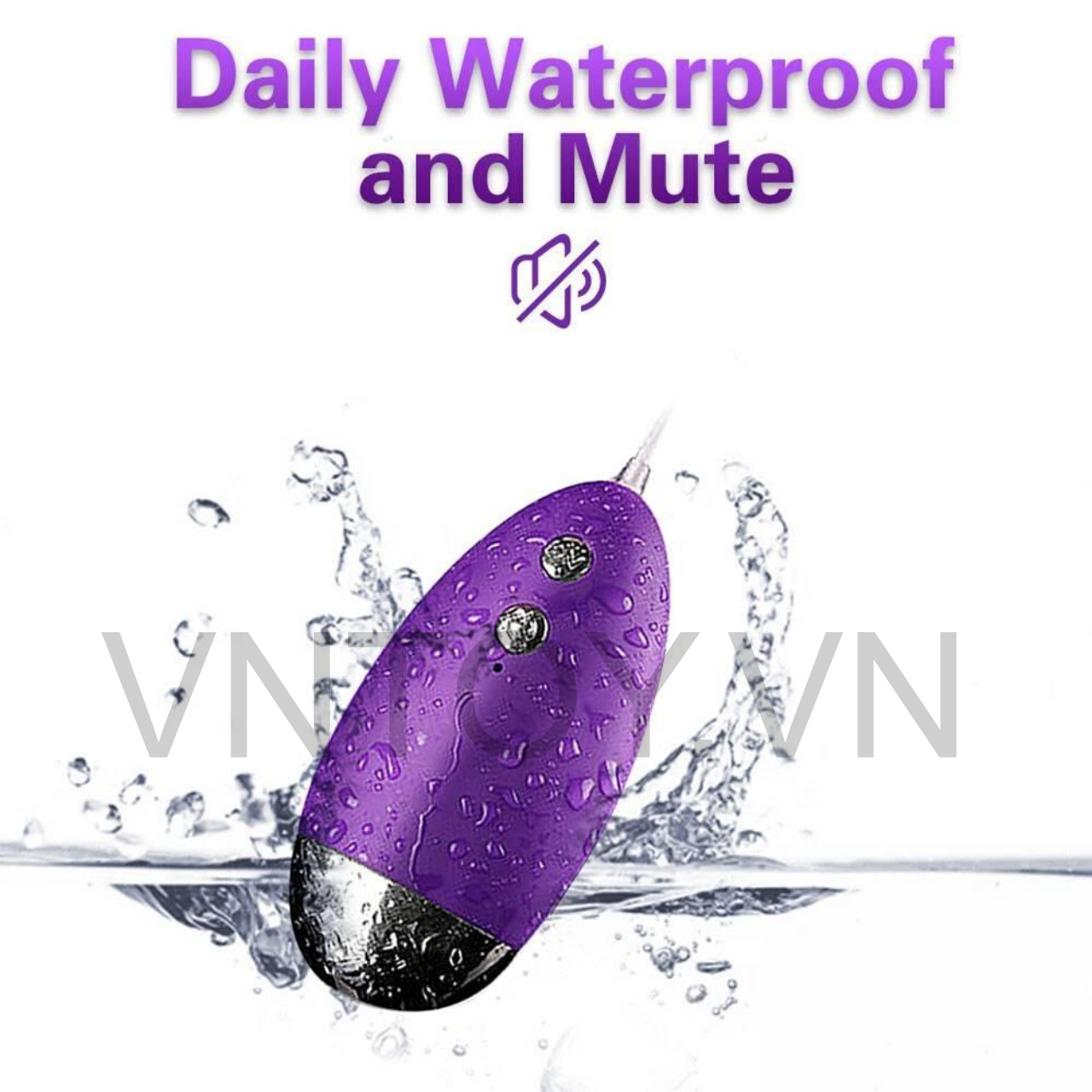 Trứng rung tình yêu 2 đầu Silicon 12 chế độ rung