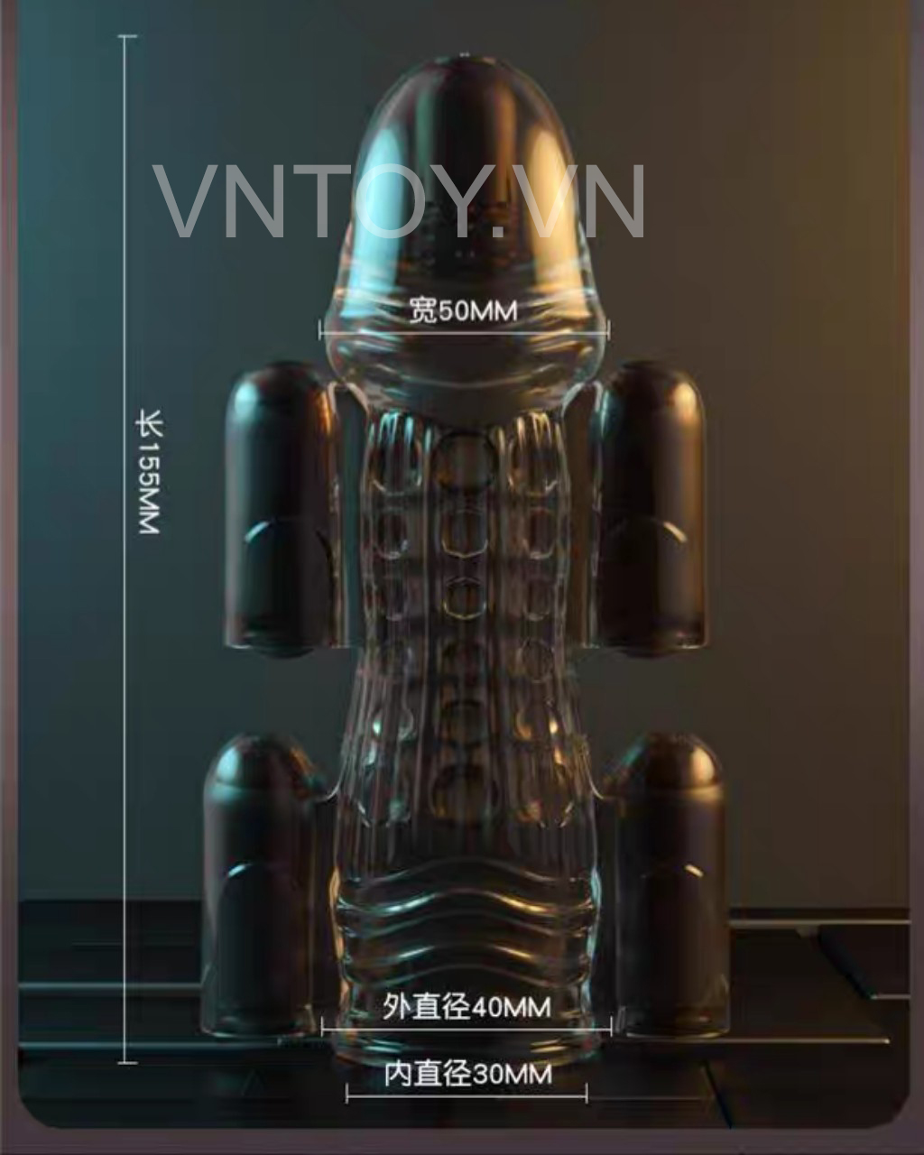 Máy tập dương vật cường độ mạnh Penile Exerciser hình tên lửa
