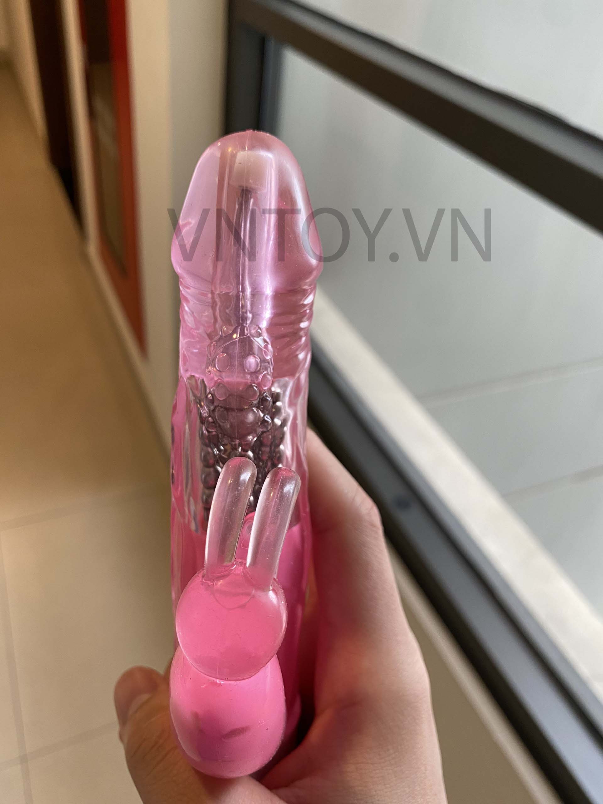 Dương vật giả tự động xoay ngoáy rung âm đạo hậu môn