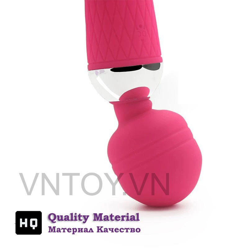 Chày rung không dây Silicon đầu xoay 360 độ sạc pin