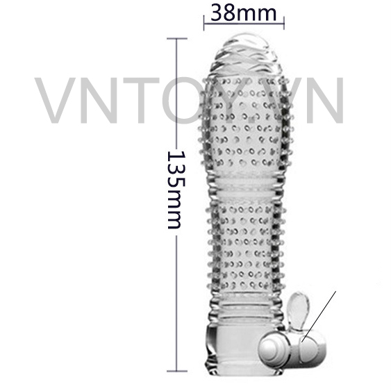 Bao cao su đôn dên gai gắn cục rung