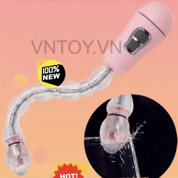 Máy rung hậu môn uốn lượn nhiều thanh bi sạc pin