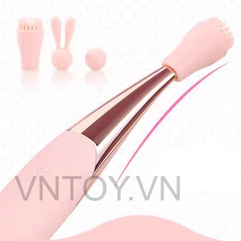 Bút rung 4 đầu thay thế sạc pin cao cấp