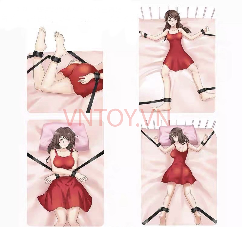 Bộ trói chân tay cố định trên giường