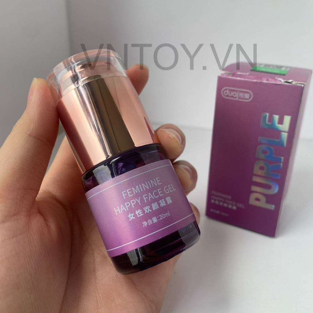 Gel tăng khoái cảm Purple Femine Happy Face kích thích hiệu quả