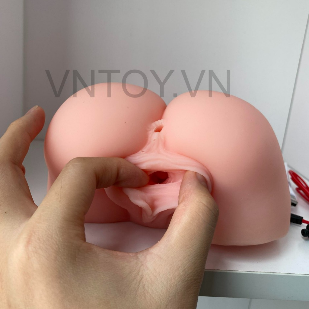 Mông giả Silicon căng mẩy múp rụp có hậu môn rên la tặng tai nghe