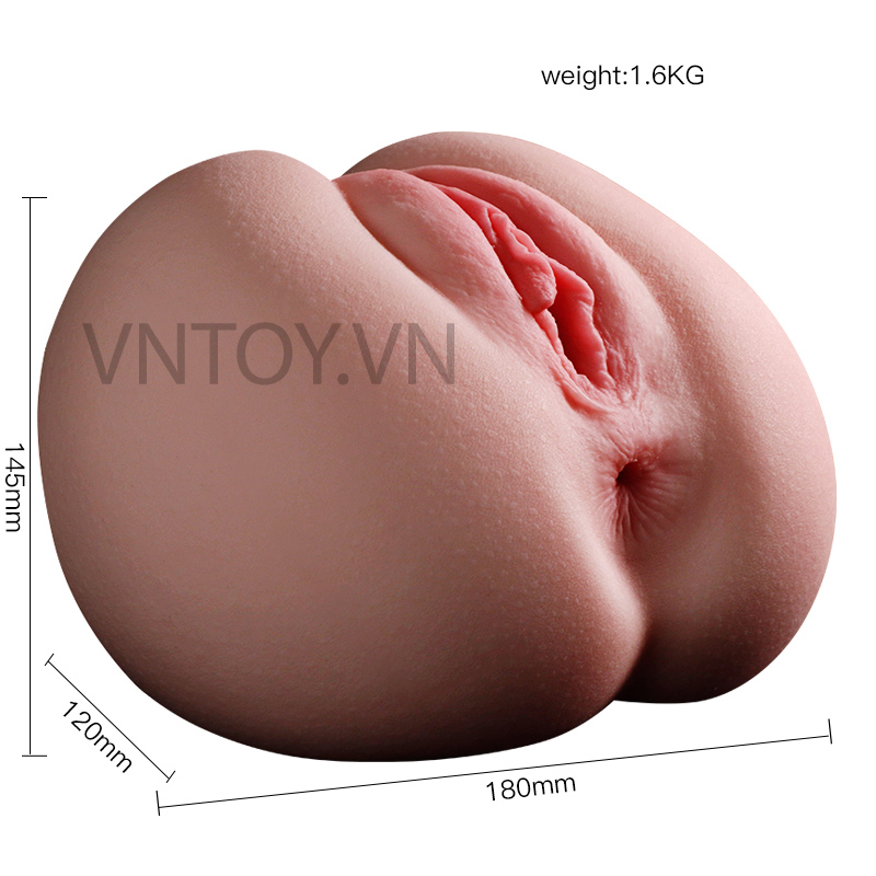 Âm đạo giả cỡ lớn tư thế ngửa bím múp rụp