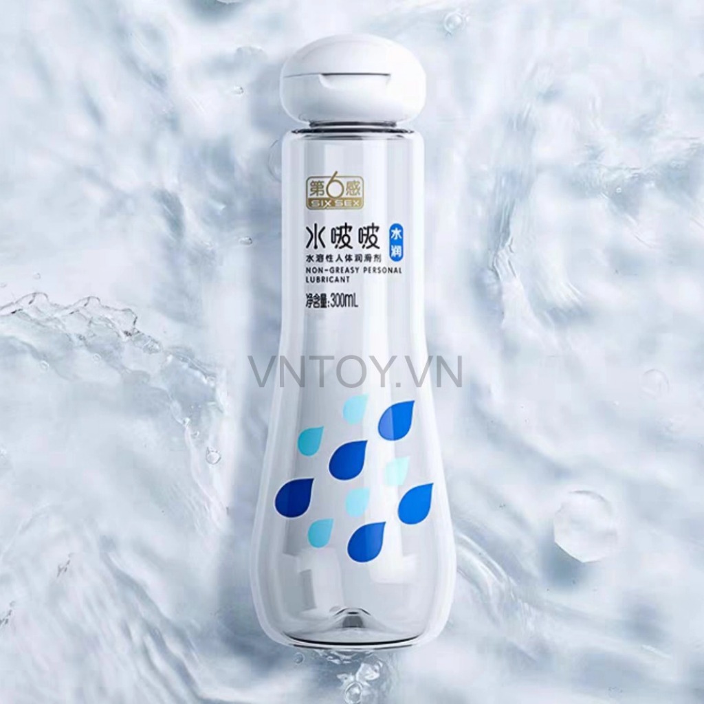 Gel bôi trơn Body cấp ẩm Six Sex chính hãng chai 300 ml