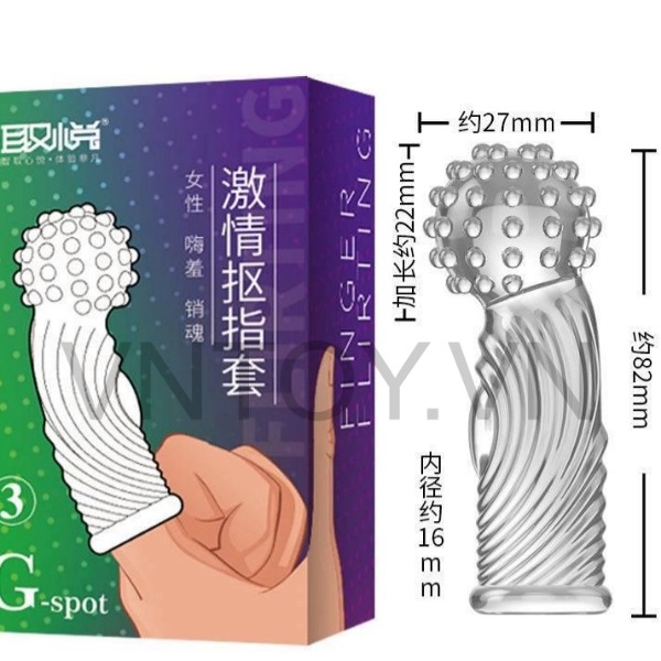 Bao cao su ngón tay G Spot nhiều gai