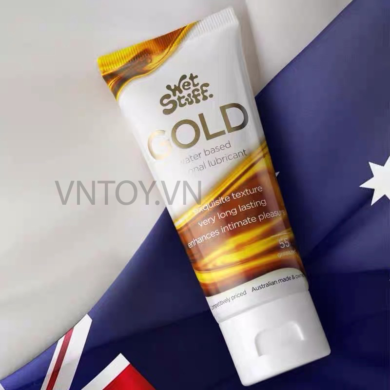 Gel bôi trơn Wet Stuff Gold Long Lasting tăng khoái cảm nữ