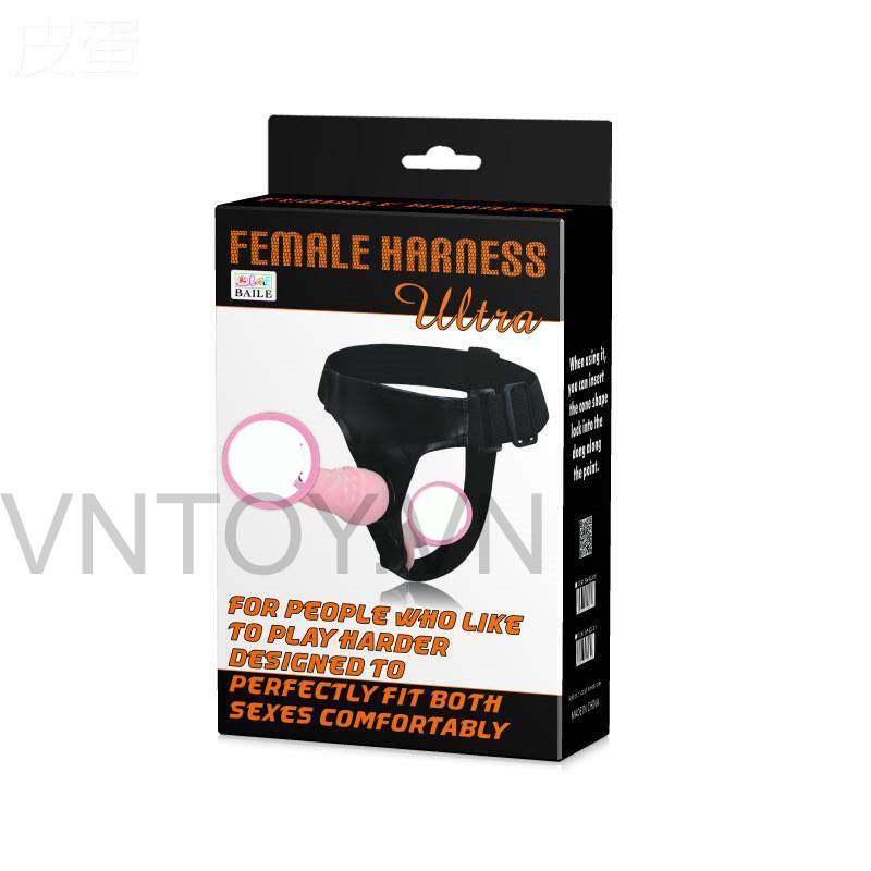 Dương vật giả 2 đầu có dây đeo dành cho les