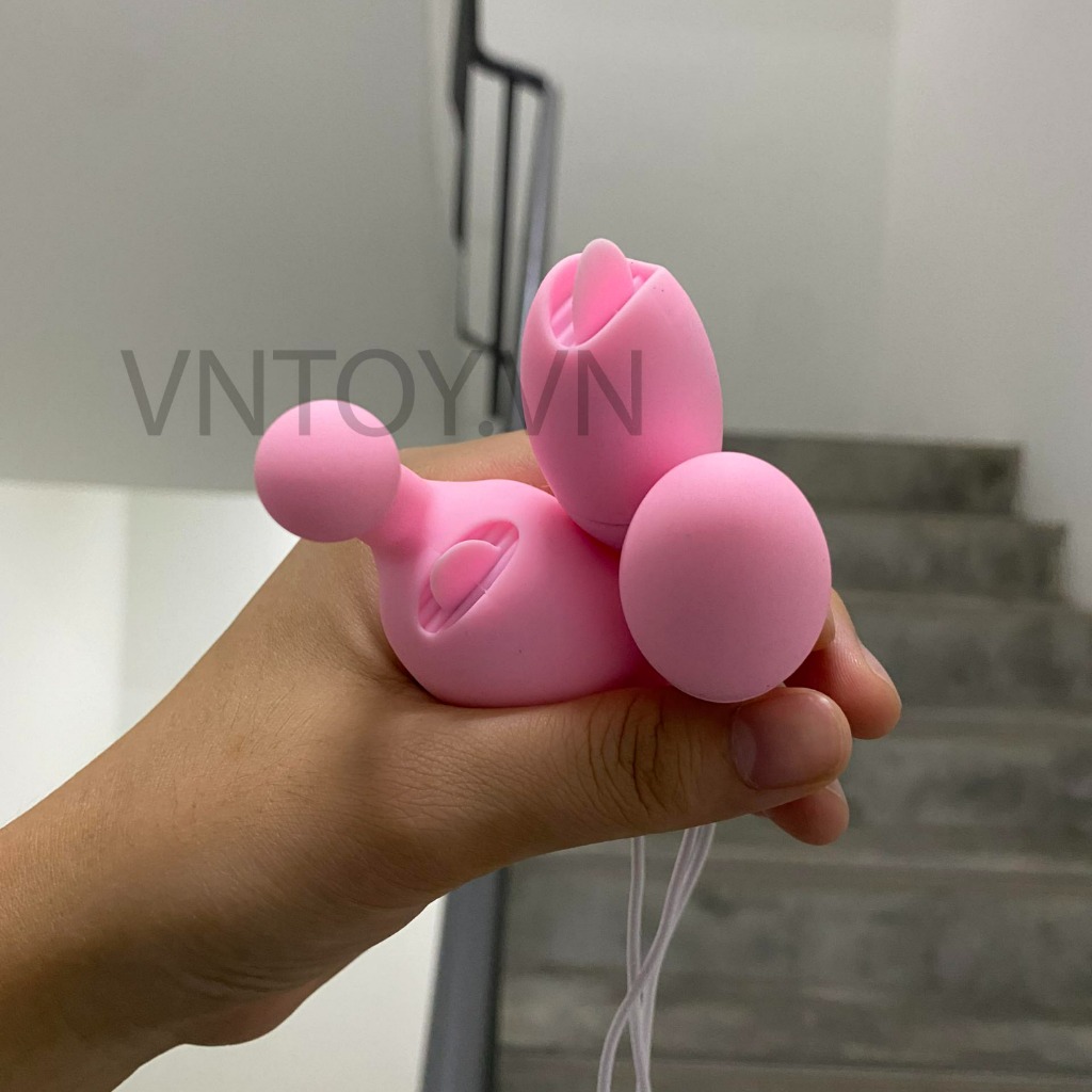 Trứng rung tình yêu 3 đầu lưỡi liếm gắn hậu môn