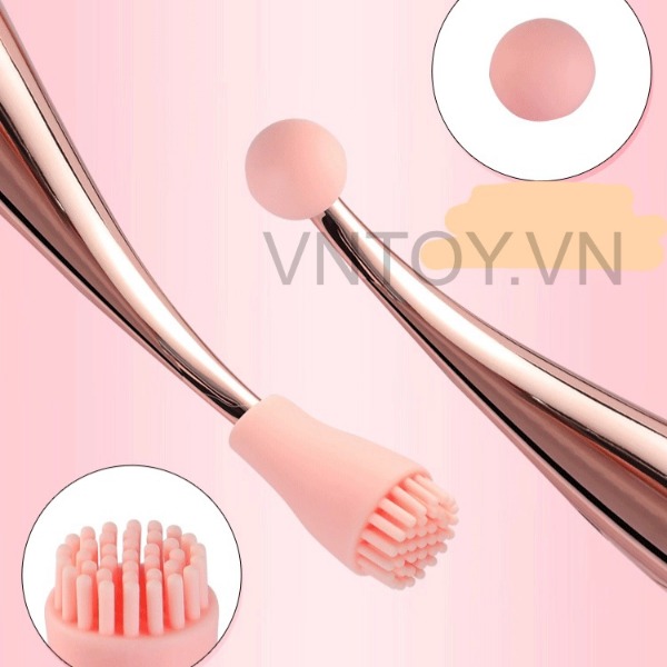 Bút rung 4 đầu thay thế sạc pin cao cấp