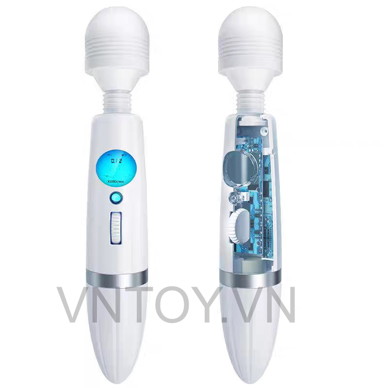 Chày rung kèm lưỡi liếm trang bị màn hình LED cao cấp