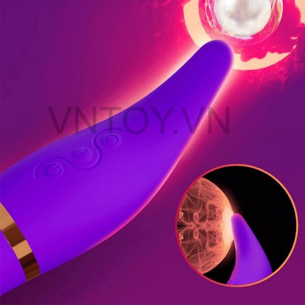 Dương vật giả rung thụt kèm lưỡi liếm âm đạo cao cấp