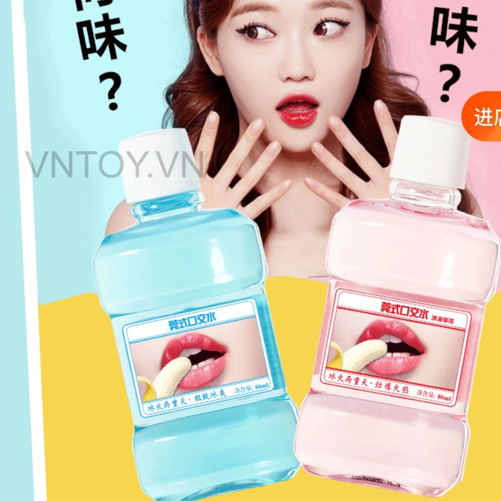 Nước tình yêu Oral Sex Water nóng lạnh dạng chai 80 ml