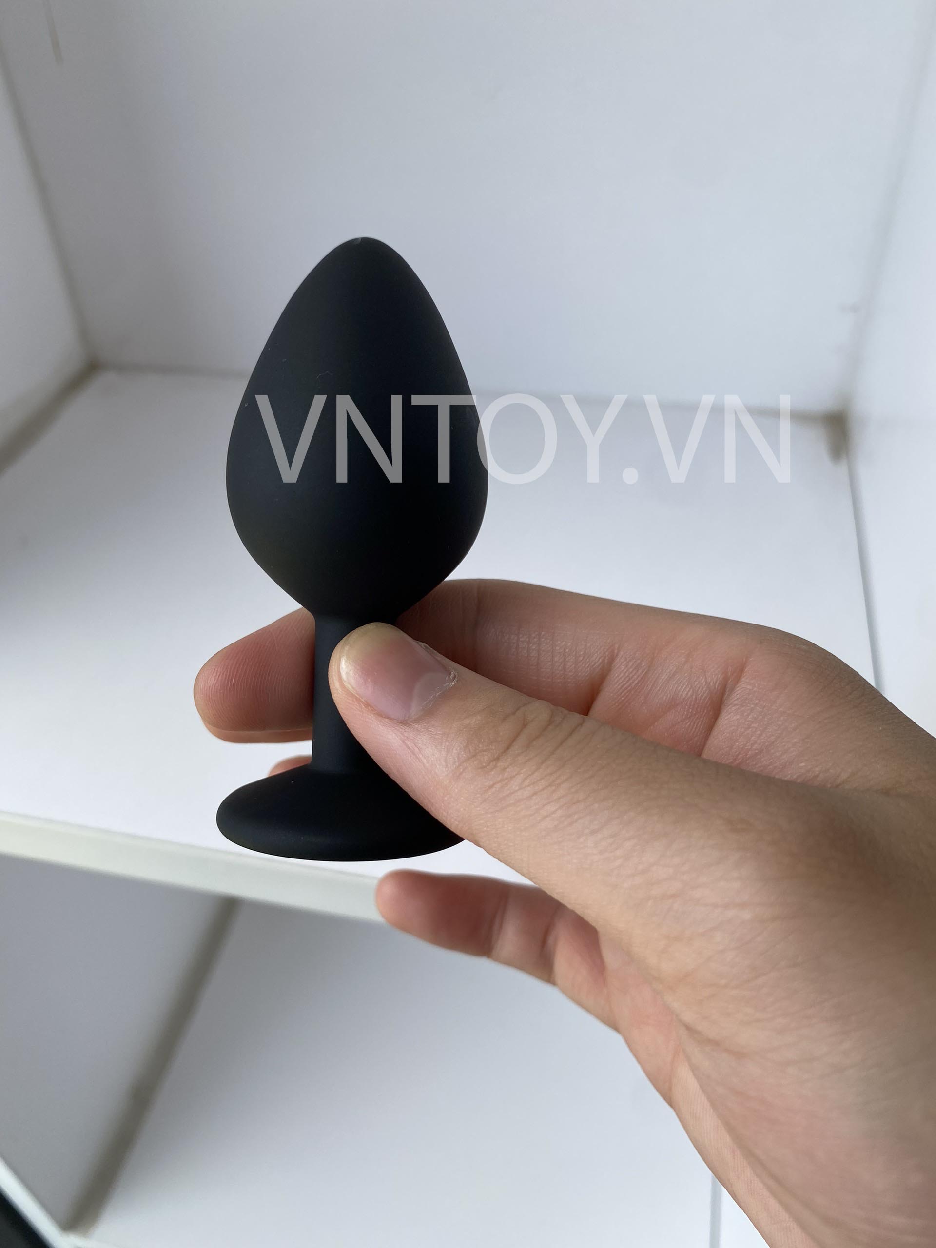 Nút gắn hậu môn Silicon đính đá