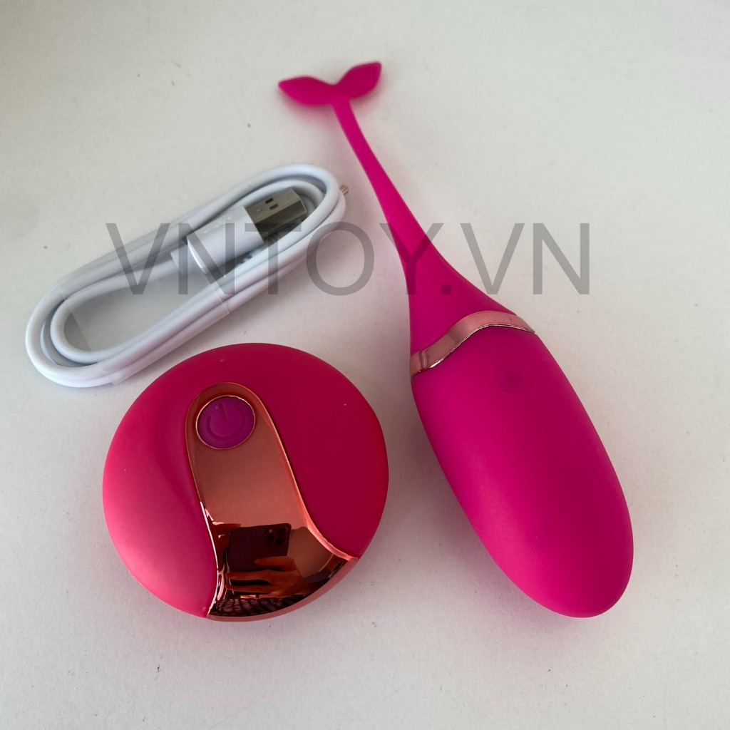 Trứng rung cá heo điều khiển từ xa có đuôi