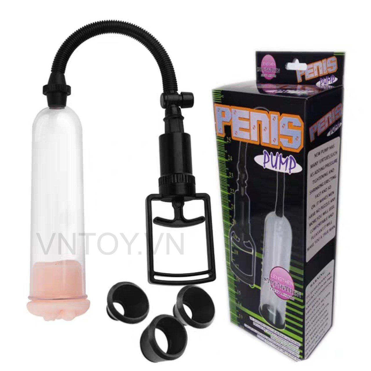 Máy tập dương vật Penis Pump hút chân không cơ học