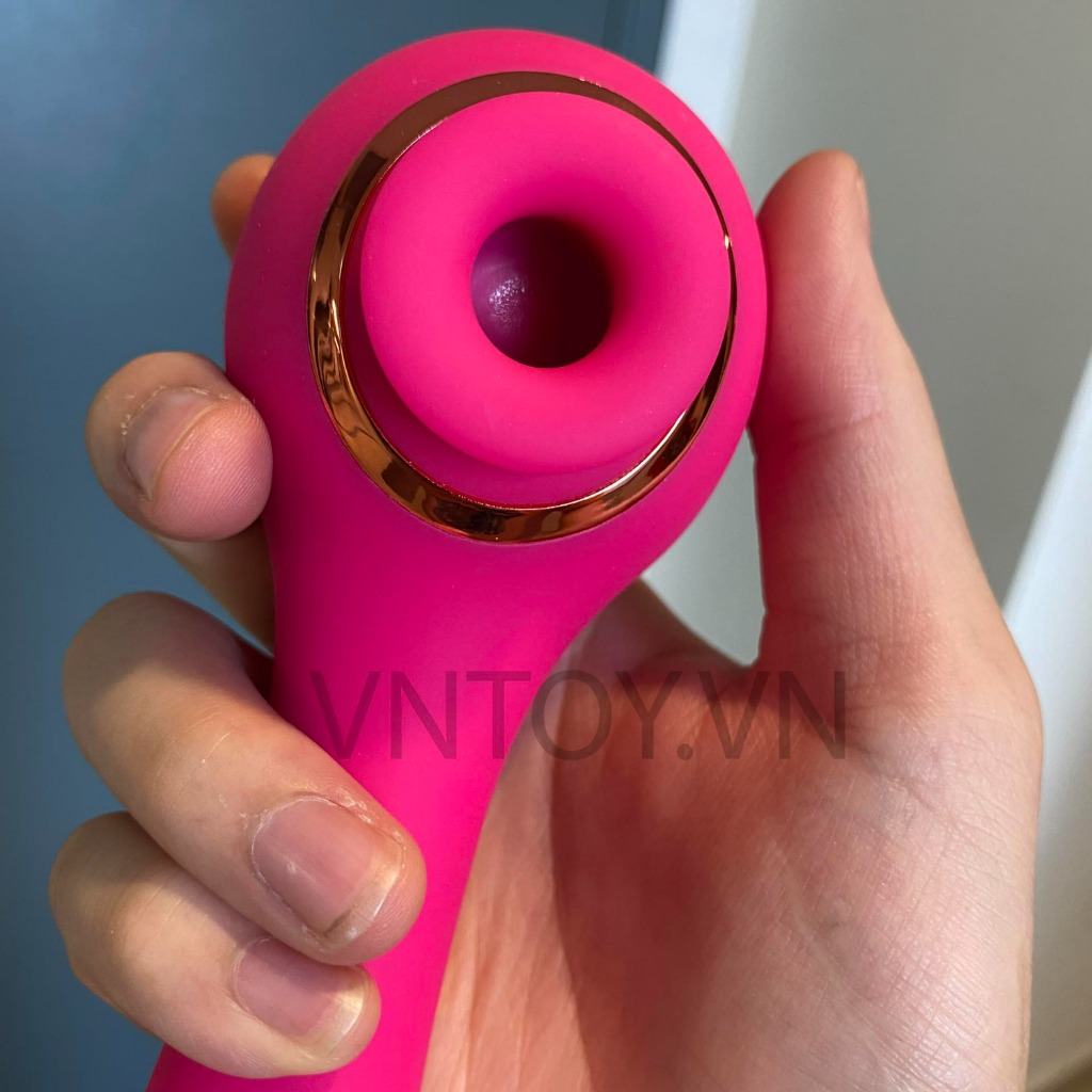 Máy rung liếm hút âm đạo cầm tay đa năng siêu cấp